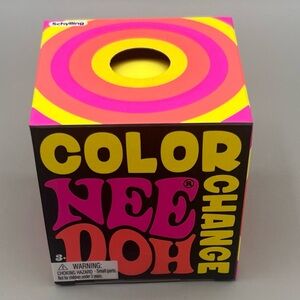 💛 Schylling Color Changing NeeDoh Sensory Fidget Toy –
Yellow to Orange Ball 🧡
